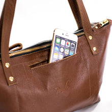 Load image into Gallery viewer, Naomi Purse- Brown/White
