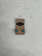 Load image into Gallery viewer, Turquoise and Silver Earrings
