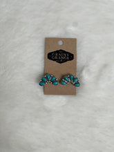 Load image into Gallery viewer, Turquoise and Silver Earrings