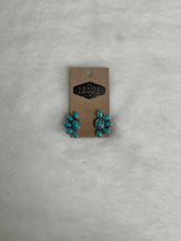 Load image into Gallery viewer, Turquoise and Silver Earrings