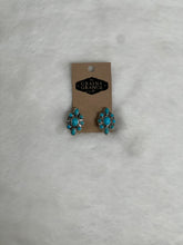 Load image into Gallery viewer, Turquoise and Silver Earrings