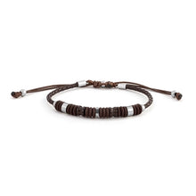 Load image into Gallery viewer, Men&#39;s Leather Cord Bracelet
