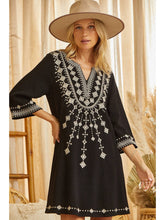Load image into Gallery viewer, Embroidered Shift Dress
