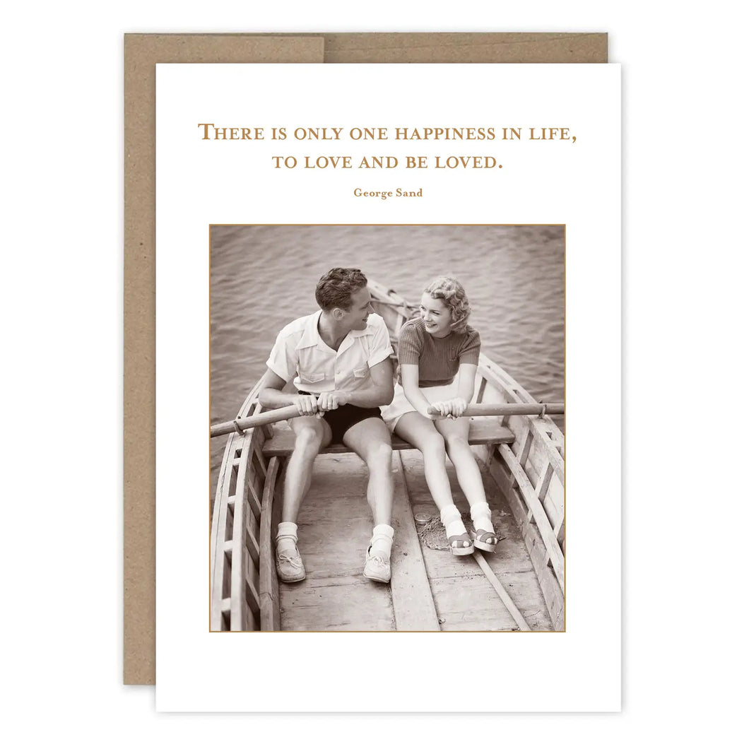 One Happiness in Life Anniversary Card