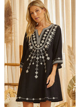 Load image into Gallery viewer, Embroidered Shift Dress
