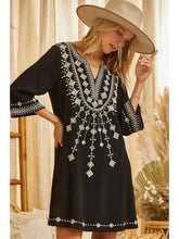 Load image into Gallery viewer, Embroidered Shift Dress

