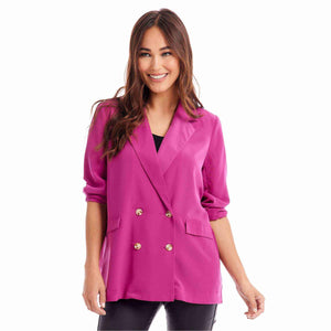 Raspberry Wynn Blazer