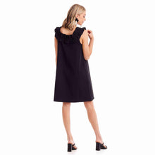 Load image into Gallery viewer, Black Larkin Ruffle Dress
