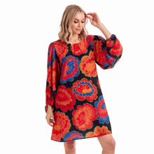 Load image into Gallery viewer, Black Paisley Floral Maddy Dress
