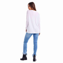 Load image into Gallery viewer, White Dempsey Long Sleeve
