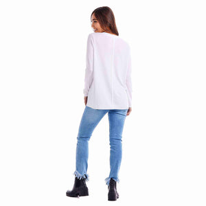 White Dempsey Long Sleeve