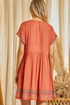 Load image into Gallery viewer, Embroidered Babydoll Dress
