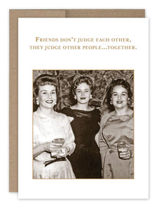 Judge Other People Birthday Card
