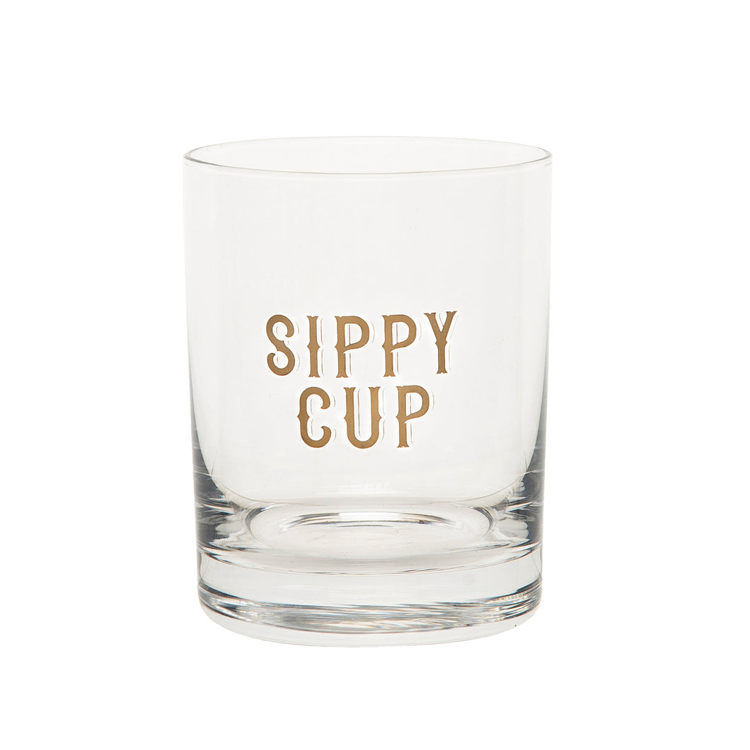Sippy Cup Rocks Glass