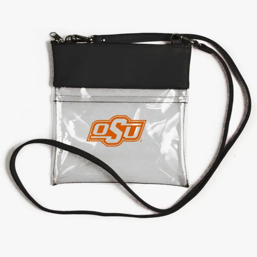 Clear Gameday Black Crossbody - Oklahoma State
