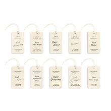 Load image into Gallery viewer, First Year Milestones Bottle Tags Set of 10

