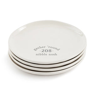 Nibble Appetize rPlates Patterned Set of 4