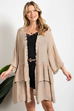 Load image into Gallery viewer, Double Ruffle Cardigan
