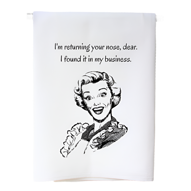 In My Business Tea Towel