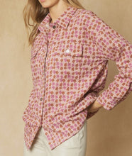 Load image into Gallery viewer, Floral Corduroy Button Up
