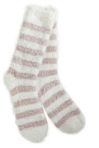 Holiday Cozy Stripe Chic Crew