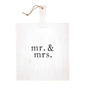Mr. & Mrs. White Board