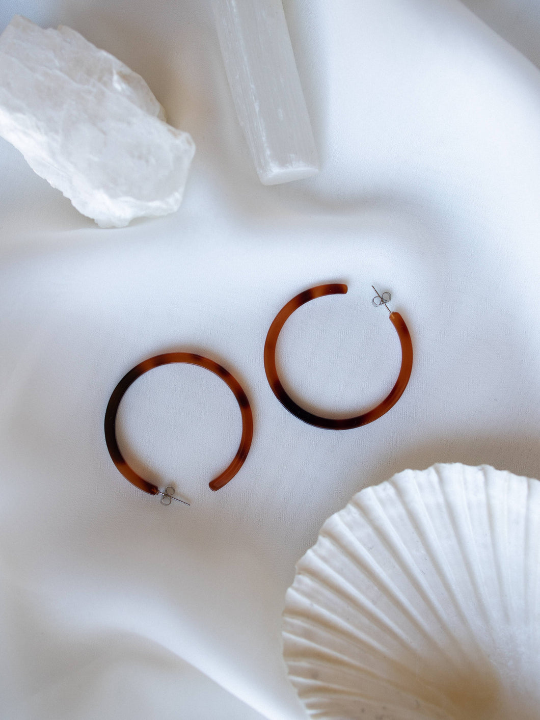 Zuri Hoops In Hazel