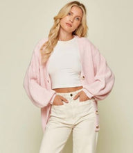 Load image into Gallery viewer, Pink Princess Cardigan Sweater
