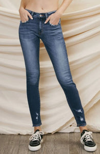 Molly Mid Rise Super Skinny Jeans
