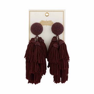 Tiered Tassel Earrings