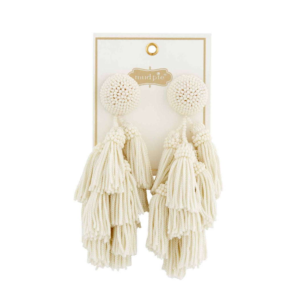 Tiered Tassel Earrings