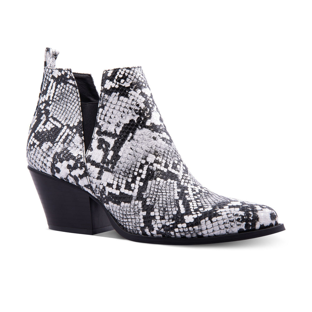Mesquite Snake Bootie, Black Snake