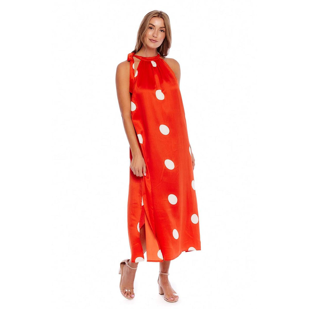 Orange Lowe Bow Tie Maxi