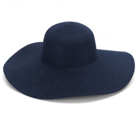 Navy Floppy Hat