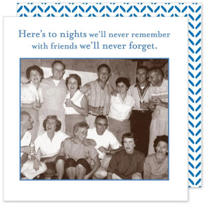 Here's To Nights Beverage Napkin