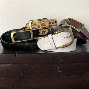 Hair on Hide Belt