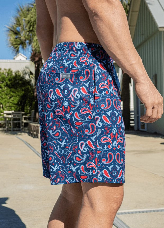 Paisley Swim Trunks