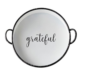 Grateful Round Tray