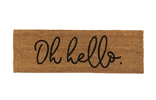 Oh Hello Door Mat