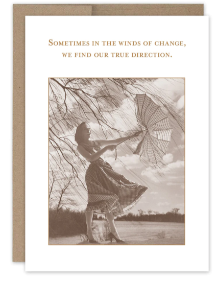Winds Of Change Encouragement Card