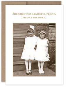 She Who Finds Birthday Card