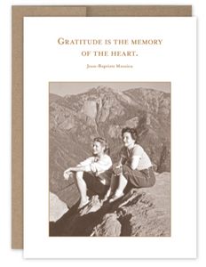 Memory Of The Heart Thank You Card