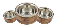 Load image into Gallery viewer, Wood Designer Dog Bowl

