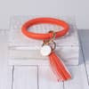Load image into Gallery viewer, Halo Tassel Bracelet Key Chain
