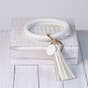 Load image into Gallery viewer, Halo Tassel Bracelet Key Chain
