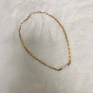 Missy Pearl and Gold Necklace