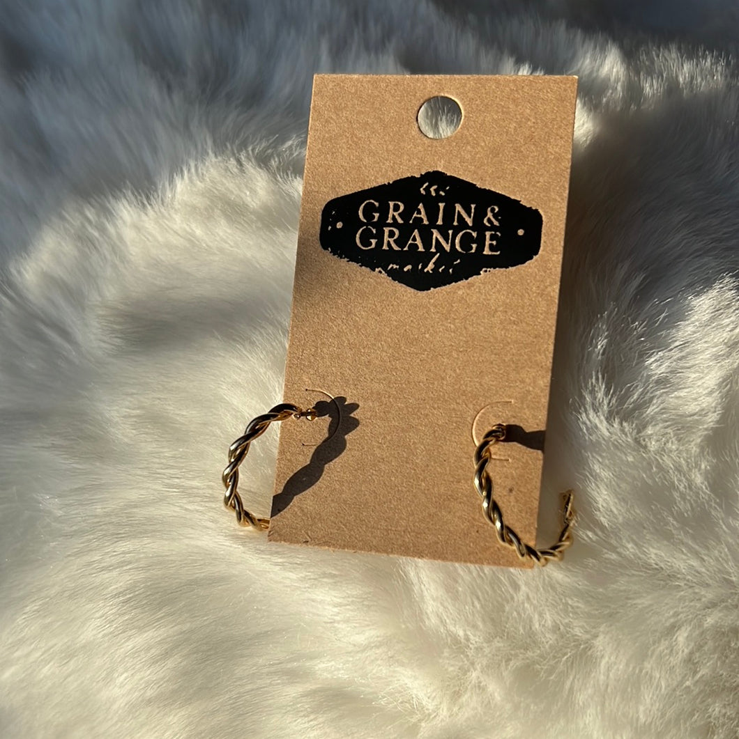 Mini Gold Hoops