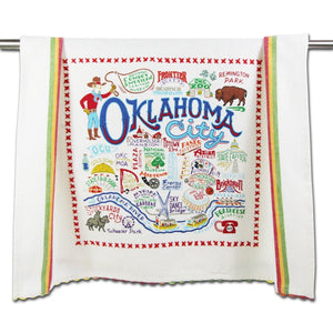 Oklahoma City Dish Towel