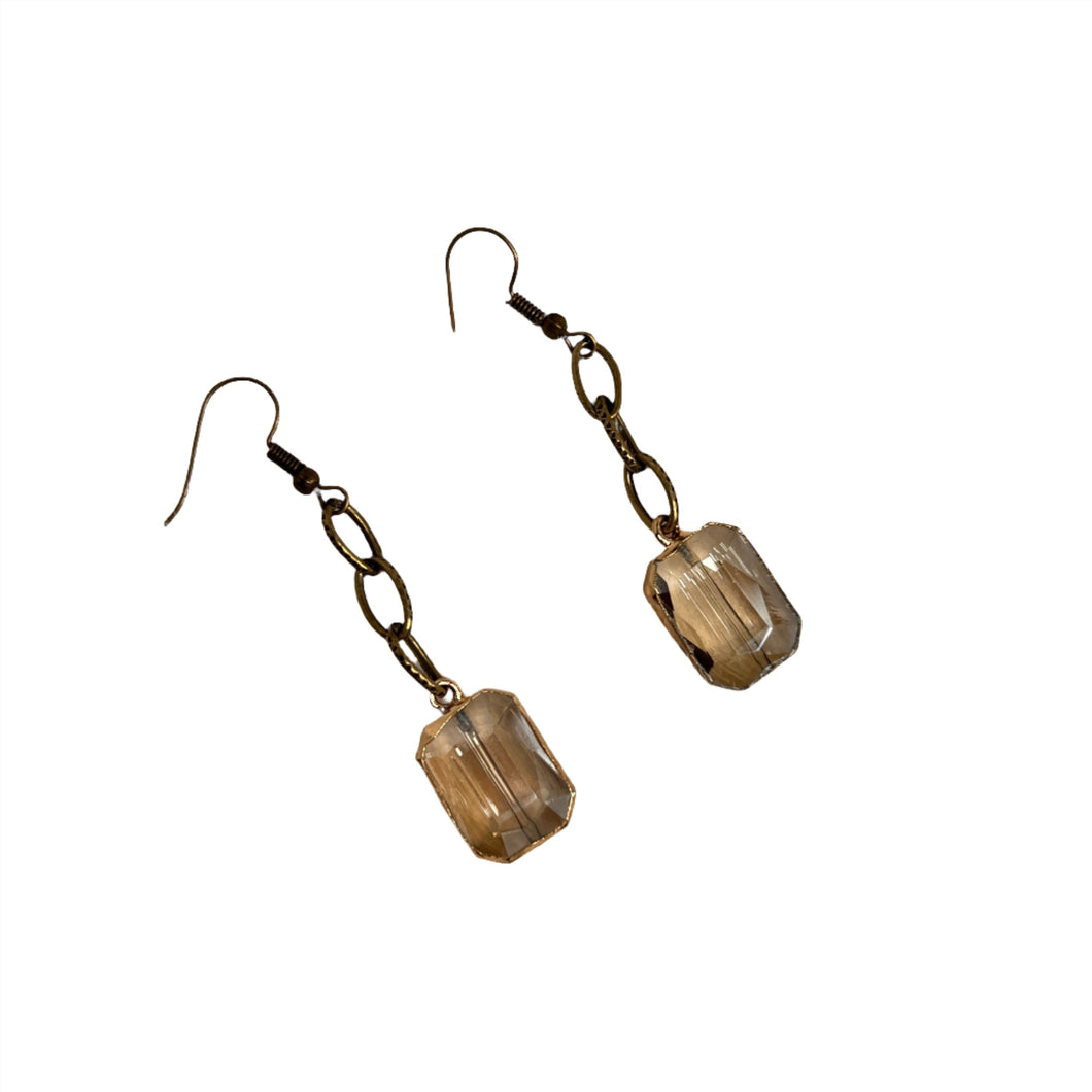 Julie Fog Colored Stone Earrings