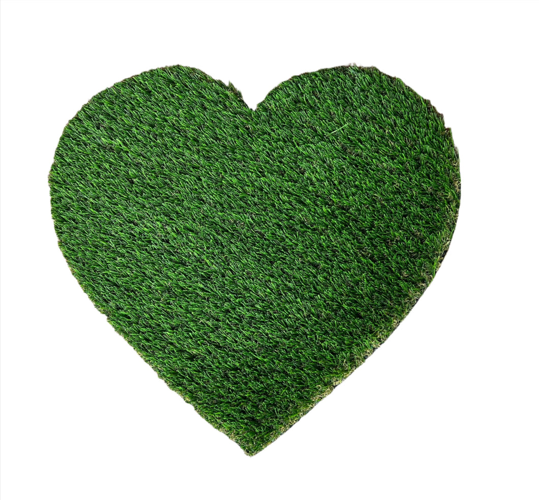Heart Grass Mat